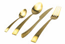 Servizio Set di Posate 24 Pezzi in Acciaio Oro Opaco Villa d'Este Home Tivoli Park Avenue