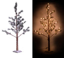 Albero di Natale Luminoso 162 LED in Carta H180cm Marrone