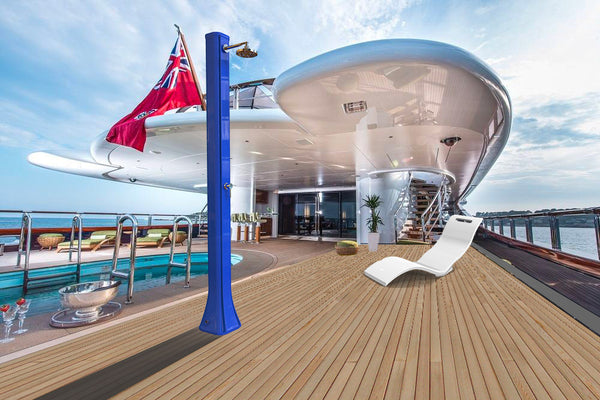 Doccia Solare da Giardino 40L Miscelatore Arkema Big Happy Five Viola sconto