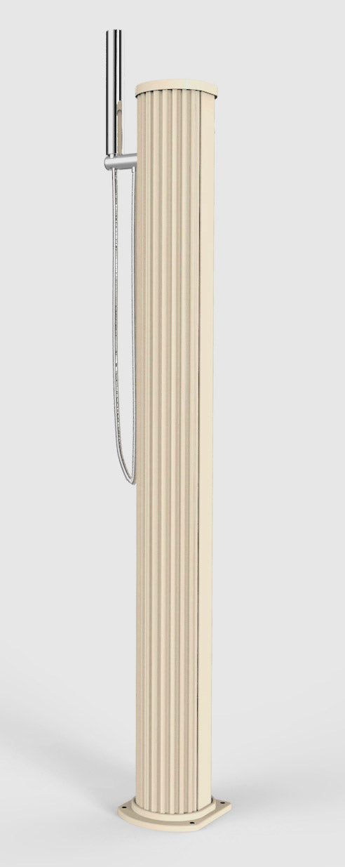 Doccia da Giardino Miscelatore Doccetta e Lavapiedi Arkema Jolly Go Champagne Bronze