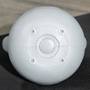 Kettlebell per Allenamento 12 Kg Base Piatta e Impugnatura per Stacchi in PU e Sabbia Blu
