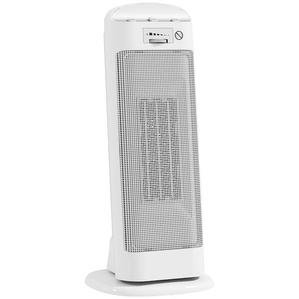 sconto Stufa Elettrica Ceramica 2000W con 4 Modalità Riscaldamento Regolabile e Oscillazione Bianco