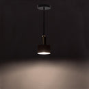 Lampada a Sospensione 13x13xH150 cm in Metallo Sirio Rosa Opaco
