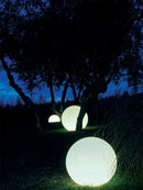 Sfera Luminosa da Giardino Ø38 cm in Resina 100W con Picchetto Sovil Bianco