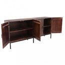 Mobile Hank 180x40x85 h cm in Legno Marrone