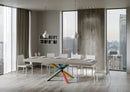 Tavolo Allungabile 180/284x90 cm Volantis Premium Cashmere Gambe Multicolore 4/B      
