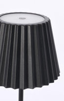 Lampada  da Tavolo Ø12,5x36 cm in Metallo Artika Nera