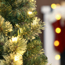 Albero di Natale Piccolo 60 cm con 35 LED Bianchi Caldi e 68 Rami Ignifughi      