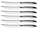 Set 6 Coltelli da Bistecca Lama Seghettata in Acciaio Inox Geometric
