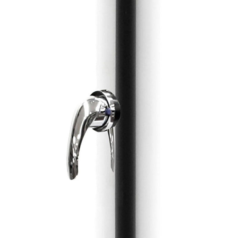 Doccia da Giardino Miscelatore e Lavapiedi ATI Docce UNI-1M Inox Anodizzato