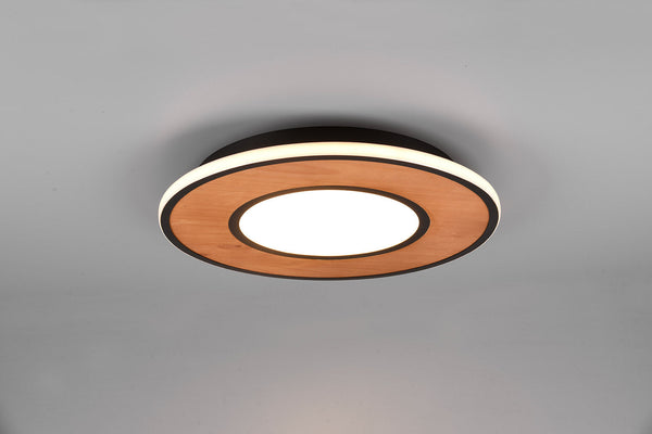 online Plafoniera da Interno a LED SMD in Legno Naturale Naturale