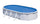Piscine Hors Sol Ovale 730x375xh120 cm en Acier et PVC Gre Fidji
