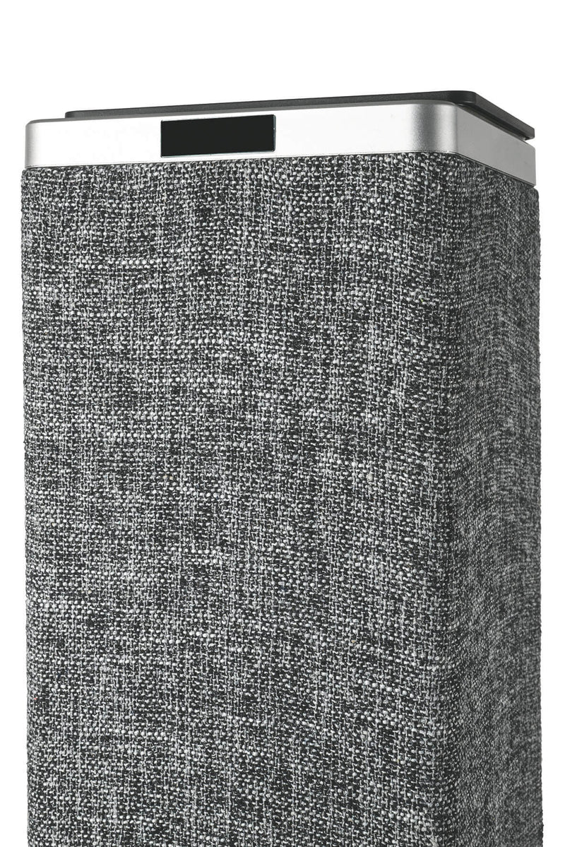Altoparlante Speaker a Torretta 120W Wireless con Radio in Tessuto Kooper Techno Grigio