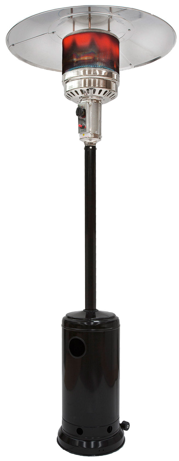 Poêle d'extérieur champignon à gaz GPL 13 kW Noir prezzo