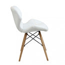 Sedia Annapolis Bianca 41x49x71 h cm in Similpelle Bianco