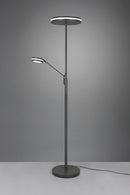 Piantana da Interno a LED SMD in Metallo Antracite