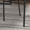 Set 2 Sedie da Giardino Impilabili Salvaspazio con Braccioli 55x58x88 cm in Acciaio Nero