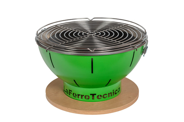 prezzo Barbecue a Carbonella Ø41x25 cm Smile in Acciaio Verde