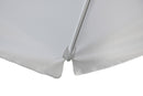 Ombrellone da Giardino 3x3m con Manovella Bianco