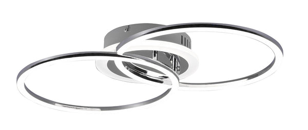 sconto Plafoniera da Interno a LED SMD in Metallo Cromo