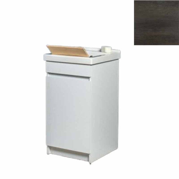 Mobile Lavatoio in Ceramica 1 Anta con Strofinatoio in Legno Massello 45x50x86A cm Olmo Scuro sconto