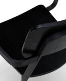 Set 4 Sedie 61x51,5xH82 cm in Legno e Metallo Woody capotavola Nero