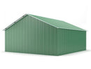 Casetta Box da Giardino in Lamiera di Acciaio 664x721x372 cm Verde
