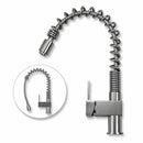 Lavello Cucina 1 Vasca e Mezza 105x50 cm in Acciaio Inox con Rubinetto Rainbow