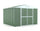 Jardinière en tôle d'acier Porte-outils 327x269x217 cm Enaudi Vert