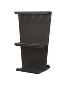 Supporto per Pale Pizza 5 Posti Chiaia 40x30x60h cm in Acciaio Verniciato Nero   