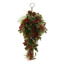 Festone in Plastica verde cm 26xh68