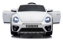 Macchina Elettrica per Bambini 12V con Licenza Volkswagen Maggiolino Bianca