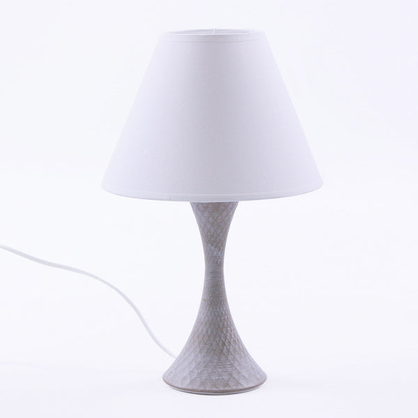 Lampada da Tavolo Ø23xH38 cm in Metallo Grigio online
