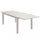 Table Formentera 160/240x90x75 h cm en aluminium gris tourterelle