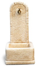 Fontana da Giardino Senza Rubinetto in Cemento Granulato di Marmo Perugia Nocciola