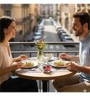 Servizio Set di Posate 24 Pezzi in Acciaio Eme Caribe Avorio 18