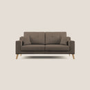 Divano 3 Posti 206x95x91 cm in Tessuto Marrone
