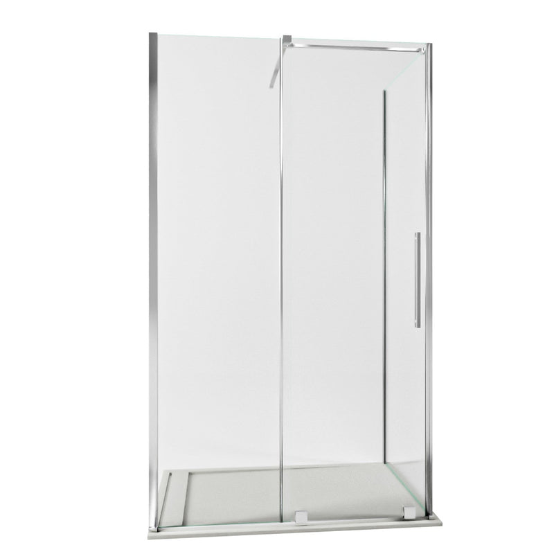 Box Doccia Angolare 1 anta Scorrevoli senza Profili in Cristallo trasparente 8mm H200 Bonussi Uriel Varie Misure
