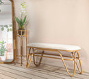 Porta Vaso Panama Stand Ø 30x76 cm in Ferro e Plastica