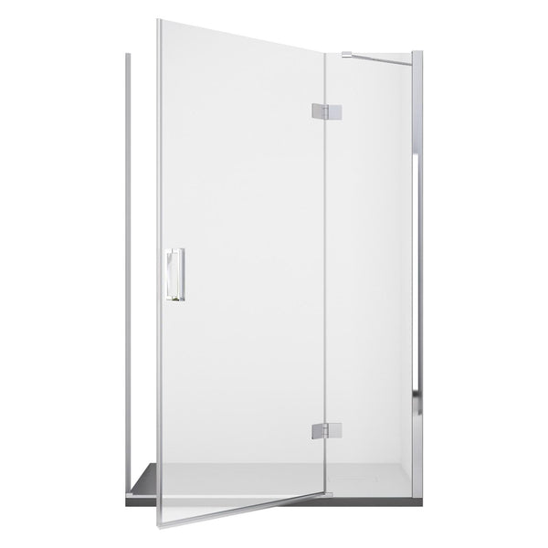 prezzo Porte de douche 1 porte battante en cristal transparent 8mm H195 Bonussi Isabel Différentes tailles