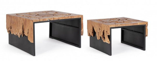 acquista Set 2 Tavolini Grenada in Legno