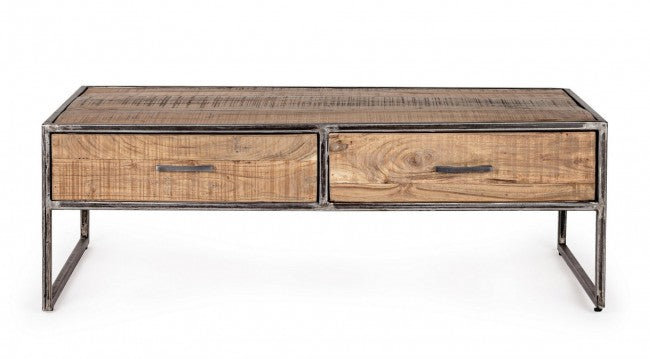 Tavolino 2 Cassetti 120x60x40h cm Elmer