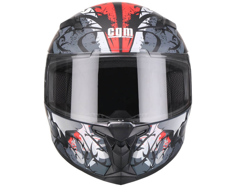 Casco Integrale per Scooter Visiera Lunga CGM Panther 307S Rosso Varie Misure