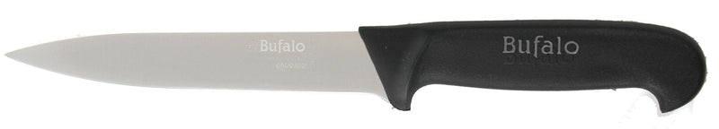 Set Coltelli 8 Pezzi Multiuso con Fodero Bufalo Kit Pro Manico Nero