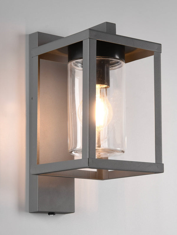 acquista Applique da Esterno Attacco E27 in Alluminio Pressofuso Antracite