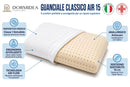 Set 2 Guanciale in Memory Foam H15 cm Dispositivo Medico Classe 1 Dormidea Classico Air
