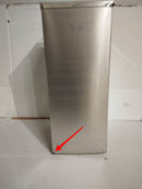 Cestino Gettacarte Posacenere 30,6x60x24,5 cm in Acciaio 17L per Interno Esterno Seconda Scelta