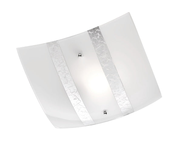 Plafonnier d'intérieur E27 en Verre Argenté prezzo