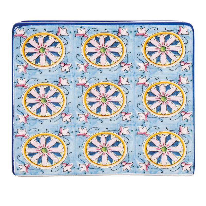 Porta Spugnetta 10x4,5x8,5 cm  in Ceramica VdE Tivoli 1996 Infinito