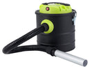 Bidone Aspiracenere Aspirapolvere 600W Qlima ASZ1010 Nero e Verde